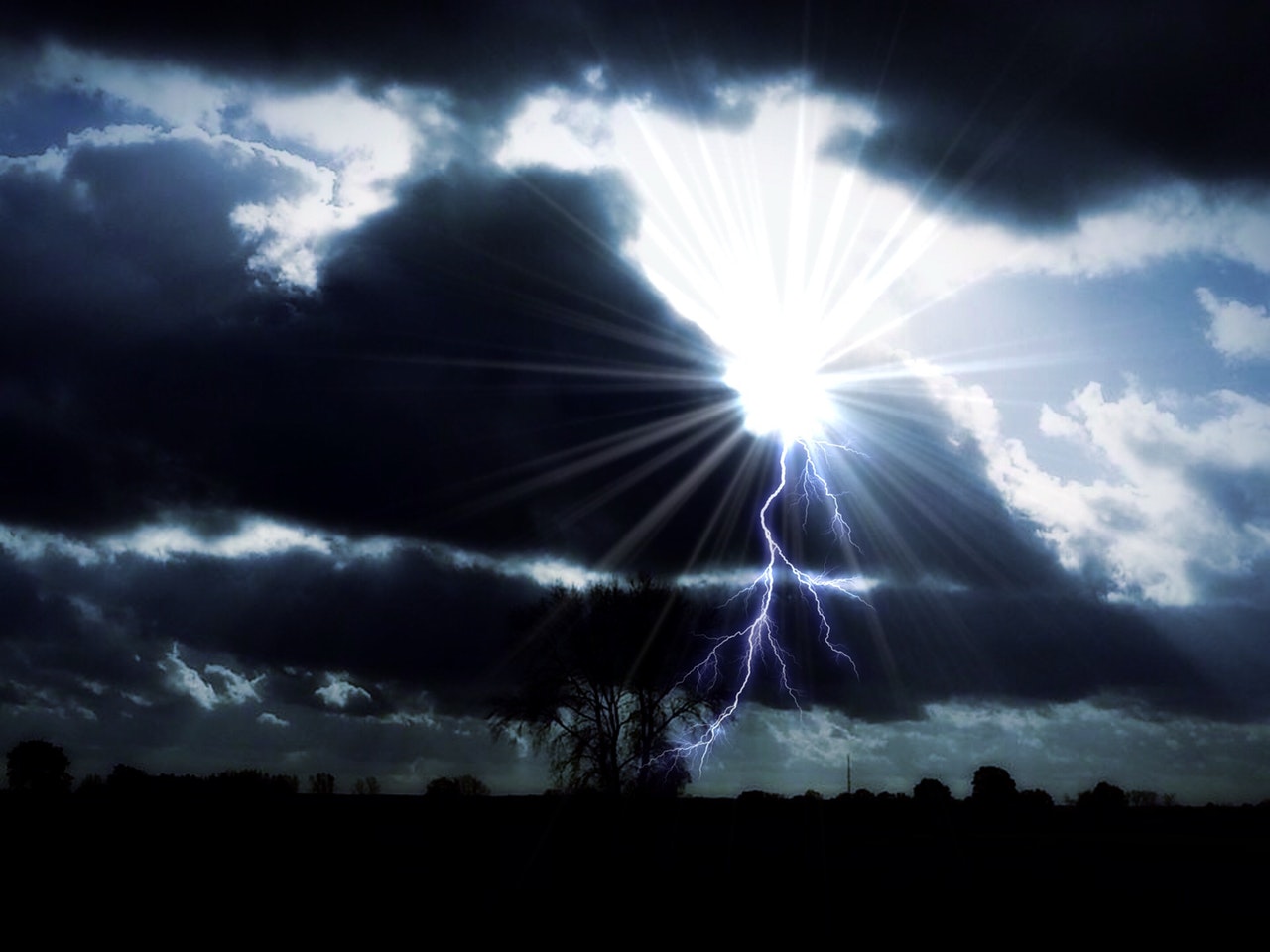 sky-thunderstorm-landscape-flash